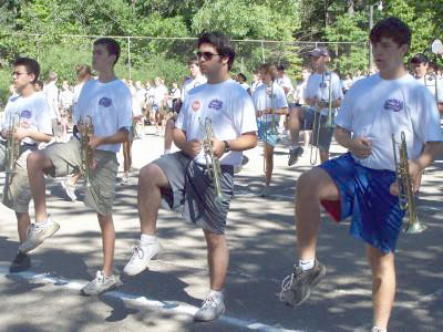 Band Camp Marching Drill