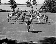 Tennis Court Marching Drills